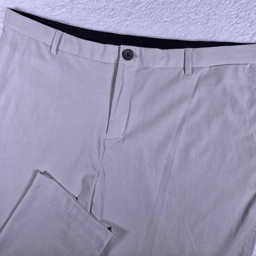 Ministry of Supply Kinetic Men 40x32 Gray Nylon Stretch Tapered Pant Drawstring